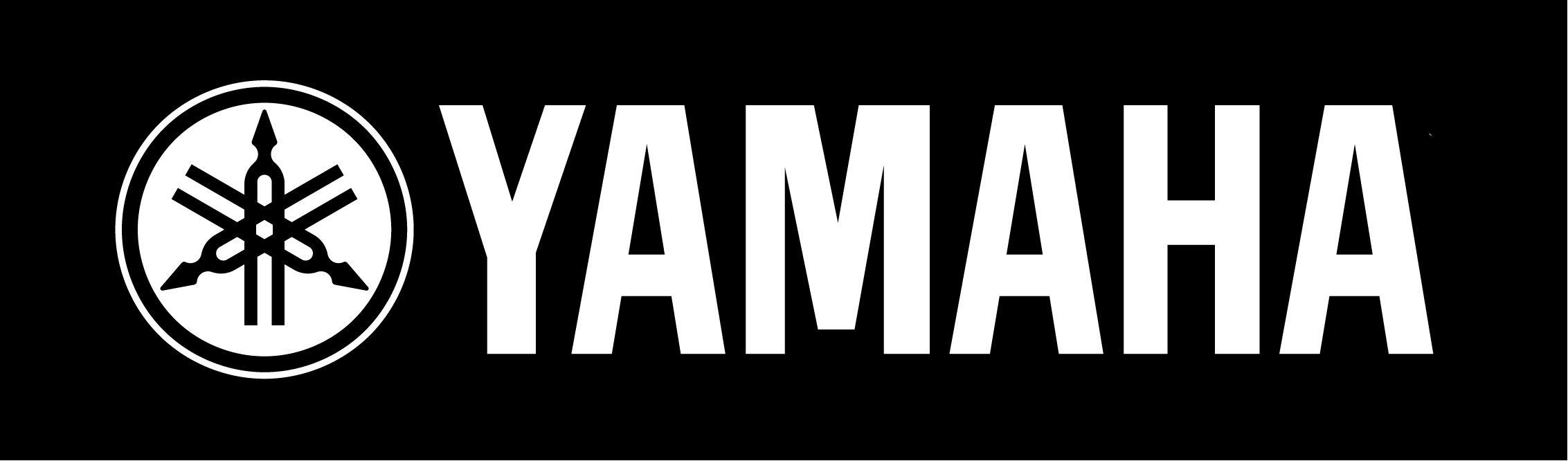 Yamaha White Logo - Yamaha Advertising Graphics