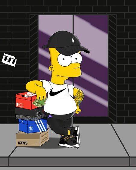 Lit Supreme Cartoon Logo - Pickups Bart | Hypebeast Simpsons | Pinterest | Hypebeast wallpaper ...