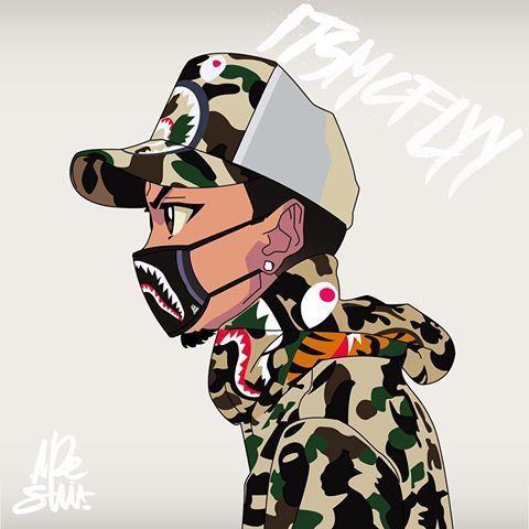 Lit Supreme Cartoon Logo - Bape crime | Dope supreme/bape/Nike toons | Pinterest | Dope art ...