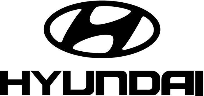 Hyundai Logo - Hyundai Logo Vinyl Decal Sticker Style 2