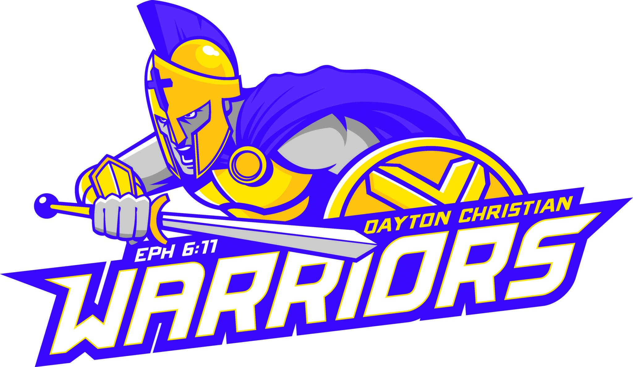 Warriors Logo - Warriors Logo ANGLED_7C Christian School