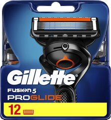 Сменные бритвенные головки Gillette Fusion Proglide, 12 шт. цена и информация | Косметика и средства для бритья | pigu.lt