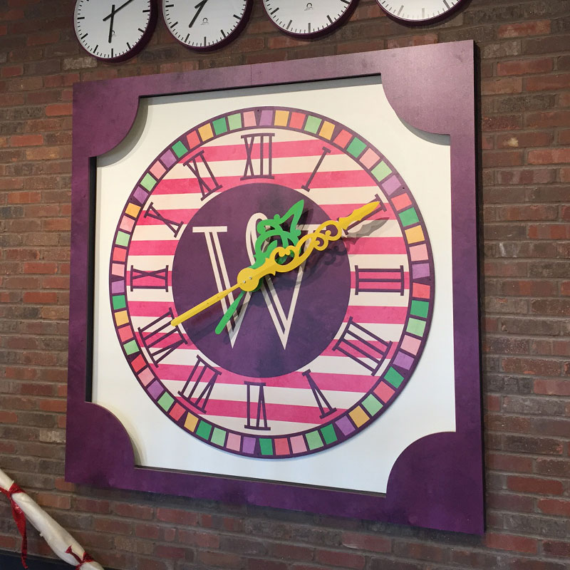 Custom Clock at Epic Chocolate