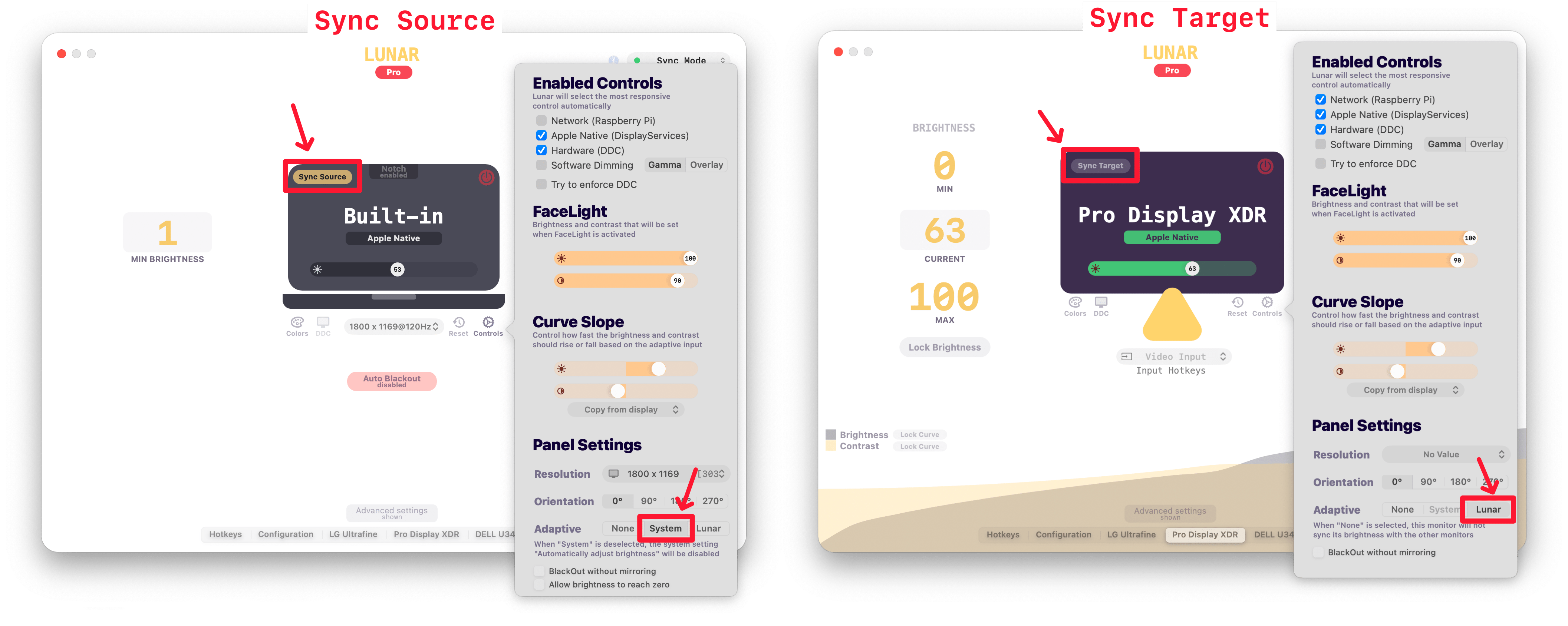 multi source setup configuration
