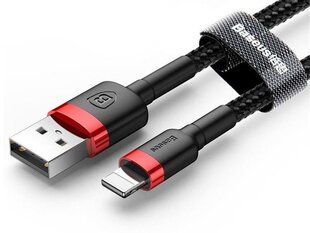 Kabelis Baseus USB - Lightning, 2.4A, 1m CALKLF-B09 cena un informācija | Kabeļi un vadi | 220.lv