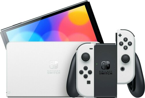 Nintendo Switch OLED NSH008 cena un informācija | Spēļu konsoles | 220.lv