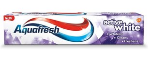 Aquafresh Active White Toothpaste zobu pasta 125 ml cena un informācija | Zobu pastas, birstes | 220.lv