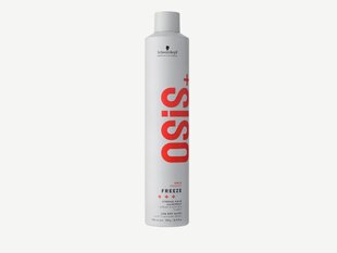 Stiprās fiksācijas matu laka Schwarzkopf Professional Osis+ Freeze Strong Hold, 500 ml cena un informācija | Matu veidošanas līdzekļi | 220.lv