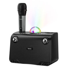 Bezvadu Bluetooth skaļrunis + mikrofons HOCO BS41 karaoke stacija AUX, SD karte, Bluetooth, USB | Melns cena un informācija | Mikrofoni | 220.lv