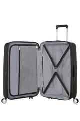 American Tourister lielais ceļojumu koferis Soundbox Spinner Expandable 77 cm, melns cena un informācija | Koferi, ceļojumu somas | 220.lv