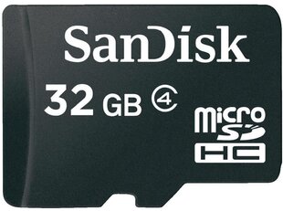 SanDisk atmiņas karte Micro SD + 32 GB cena un informācija | Atmiņas kartes mobilajiem telefoniem | 220.lv