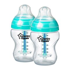 Pudelīšu komplekts Tommee Tippee, 260 ml, no 0 mēn. cena un informācija | Bērnu pudelītes un to aksesuāri | 220.lv