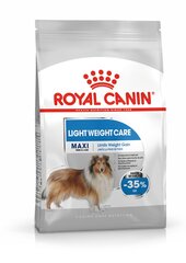 Royal Canin svara pieauguma suņiem Maxi Light Weight Care, 12 kg cena un informācija | Sausā barība suņiem | 220.lv