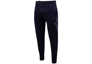 Kokvilnas treniņbikses vīriešiem Tommy Hilfiger Essential Tommy Sweatpants Navy MW0MW17384 DW5 25960 cena un informācija | Sporta apģērbs vīriešiem | 220.lv