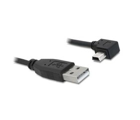 Delock cable USB 2.0-AM > USB mini-B 5pin male angled, 2m cena un informācija | Kabeļi un vadi | 220.lv