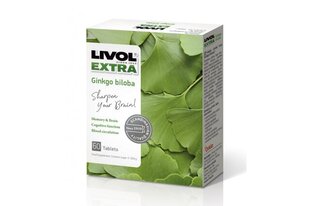 Uztura bagātinātājs Livol Extra Ginkgo Biloba, 60 tabl. cena un informācija | Vitamīni, preparāti, uztura bagātinātāji labsajūtai | 220.lv