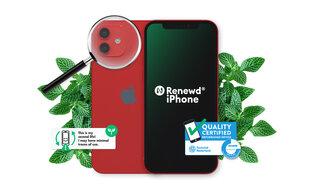 Renewd® iPhone 12 64GB Red cena un informācija | Mobilie telefoni | 220.lv