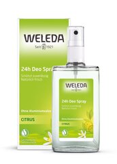 Izsmidzināms dezodorants ar citrusaugļiem Weleda, 100 ml cena un informācija | Dezodoranti | 220.lv