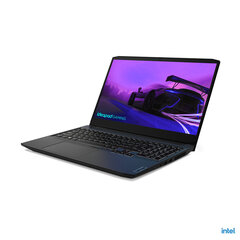 Lenovo IdeaPad Gaming 3 15IHU6 Intel Core i7-11370H 15.6&#34; FHD IPS 250nits AG 16GB DDR4-3200 512GB SSD M.2 2280 PCIe 3.0x4 NVMe GeForce RTX 3050 4GB GDDR6 NoOs Shadow Black Portatīvais dators cena un informācija | Portatīvie datori | 220.lv