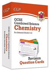 9-1 GCSE Combined Science: Chemistry Edexcel Revision Question Cards цена и информация | Развивающие книги | 220.lv