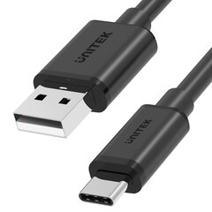 Unitek Y-C481BK, USB-A/USB-C, 0.5 m cena un informācija | Kabeļi un vadi | 220.lv