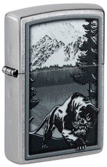 Zippo šķiltavas 48381 Mountain Lion Design cena un informācija | Šķiltavas un aksesuāri | 220.lv