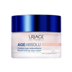 Rozā sejas krēms Uriage Age Absolu Redensifying Rosy, 50ml cena un informācija | Sejas krēmi | 220.lv