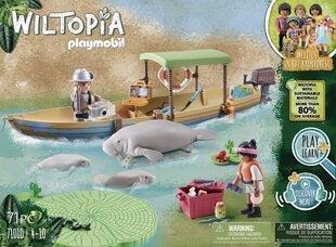 71010 PLAYMOBIL® Wiltopia, Brauciens ar laivu pie lamantīniem cena un informācija | Konstruktori | 220.lv