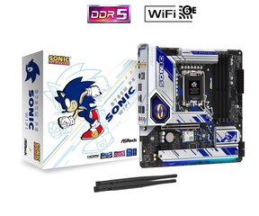 ASRock B760M PG SONIC WiFi, Micro ATX, LGA1700, DDR5 cena un informācija | Mātesplates | 220.lv