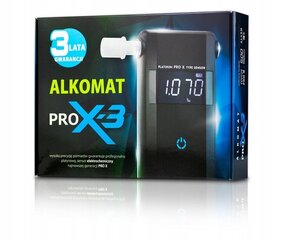 Elektroķīmiskais alkometrs PRO X-3 cena un informācija | Alkometri | 220.lv