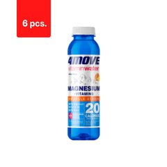 Vitamīns ūdens 4MOVE VITAMIN WATER MAGNESIUM + VITAMINS, 0,556 l PET x 6 gab. iepakojums cena un informācija | Ūdens | 220.lv