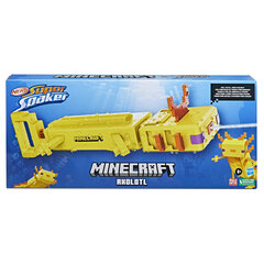 Ūdens pistole Nerf Super Soaker Minecraft Axolotl cena un informācija | Ūdens, smilšu un pludmales rotaļlietas | 220.lv