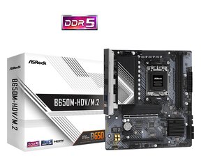 ASRock B650M-HDV/M.2 cena un informācija | Mātesplates | 220.lv