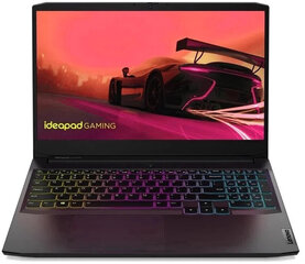 15.6" Ideapad Gaming 3 Ryzen 5 5600H 8GB 512GB SSD GTX 1650 Windows 11 cena un informācija | Portatīvie datori | 220.lv