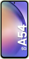 Samsung Galaxy A54 5G 8/256GB Awesome Lime cena un informācija | Mobilie telefoni | 220.lv