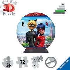 Ravensburger Чудесные сказки о божьей коровки и кошачьей 3D 3D головоломка для детей в возрасте 6 лет - 72 штуки - не требуется клей цена и информация | Пазлы | 220.lv