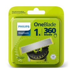 Сменное лезвие для бритвы Philips QP410/50 Oneblade 360 цена и информация | Косметика и средства для бритья | 220.lv