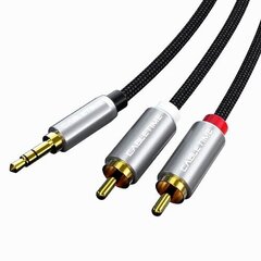 Power Plant 3.5mm - 2x RCA, 1.8m cena un informācija | Kabeļi un vadi | 220.lv