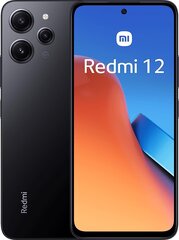 Xiaomi Redmi 12 4/128GB Midnight Black cena un informācija | Mobilie telefoni | 220.lv