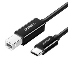 Ugreen US241, USB-C 2.0 - USB-B, 1m cena un informācija | Kabeļi un vadi | 220.lv