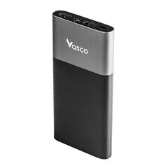 Ārējais akumulators VascoV11 10000mAH melns cena un informācija | Lādētāji-akumulatori (Power bank) | 220.lv