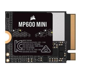 Corsair MP600 Mini CSSD-F1000GBMP600MN cena un informācija | Iekšējie cietie diski (HDD, SSD, Hybrid) | 220.lv