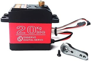 20kg servo DS3120MG alumīnija apvalks ūdensizturīgs digitālais servo RC automašīnai (vadības leņķis 180) cena un informācija | Droni | 220.lv