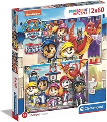 Пазл Clementoni Paw Patrol (Щенячий патруль), 2 x 60 деталей  цена и информация | Пазлы | 220.lv