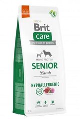 Brit Care HP Senior Lamb&Rice vecākiem suņiem, 12 kg cena un informācija | Sausā barība suņiem | 220.lv