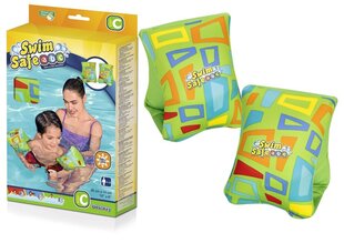 Peldēšanas piedurknes Lean Toys Bestway, M/L, zaļas cena un informācija | Ūdens, smilšu un pludmales rotaļlietas | 220.lv