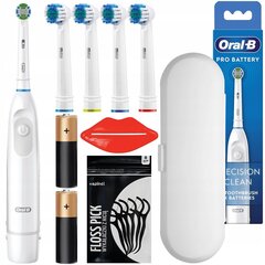 Oral-B DB5 Pro White zobu birste ar akumulatoru + 4 kon. precizitāte + balts futrālis cena un informācija | Elektriskās zobu birstes | 220.lv