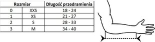 Jostasvietas ortoze Toros-Group 1 izmērs, melna cena un informācija | Ķermeņa daļu fiksatori | 220.lv