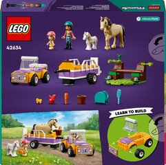 42634 LEGO® Friends Zirga un ponija piekabe cena un informācija | Konstruktori | 220.lv