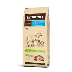 Eminent Grain Free Puppy Large Breed 31/15 bezgraudu suņu barība ar lasi lielu un milzu šķirņu kucēniem, grūsniem un laktējošiem suņiem/12kg cena un informācija | Sausā barība suņiem | 220.lv